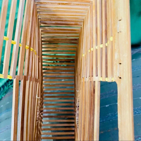 VINTAGE Bamboo Hand bag - Original - Picture 8 of 10